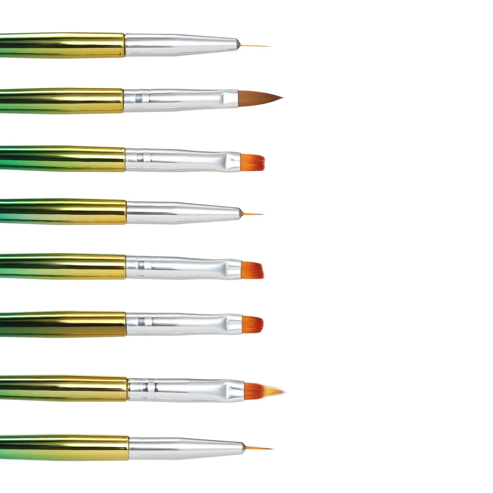 

8pcs Nail Brushes Multi-functional Nail Liner Pens Painting Pens Nail Brush Set for Drawing Nail Patterns Applying Nail Gels