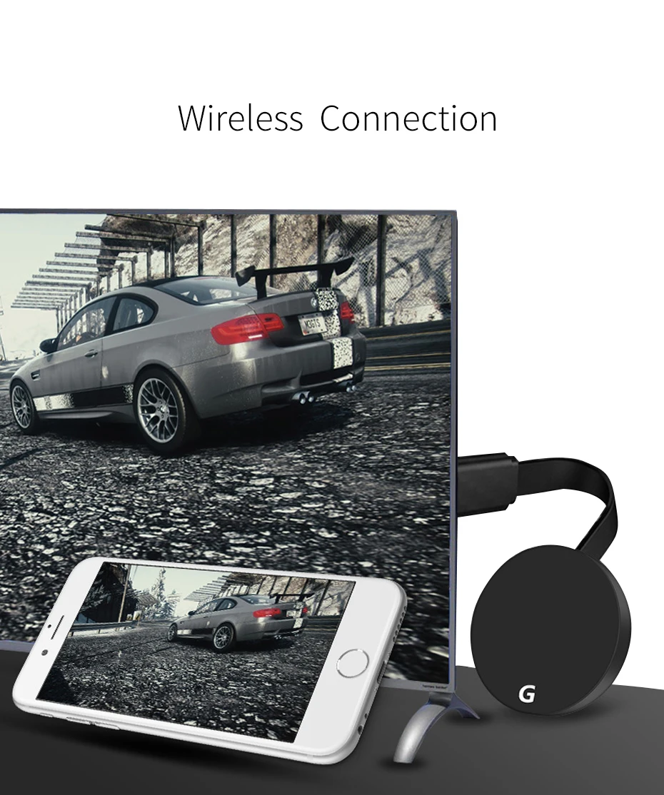 Rosinop 1080P HDMI Беспроводной адаптер Bluetooth приемник аудио Miracast USB Bluetooth передатчик для 4K ТВ наушники проектор