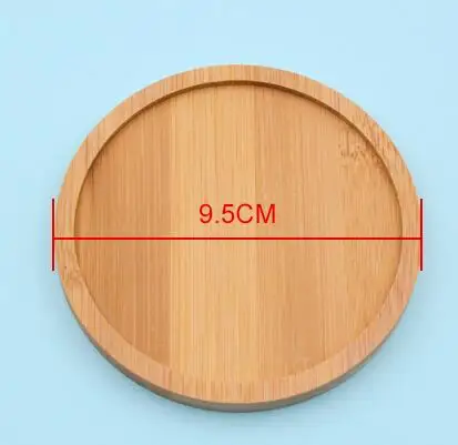 A Креативные DIY мозаичные материалы натуральные круглые бамбуковые деревянные подставки аксессуары ручной работы коврик для напитков домашний стол чайная подставка для кофейной чашки - Цвет: A