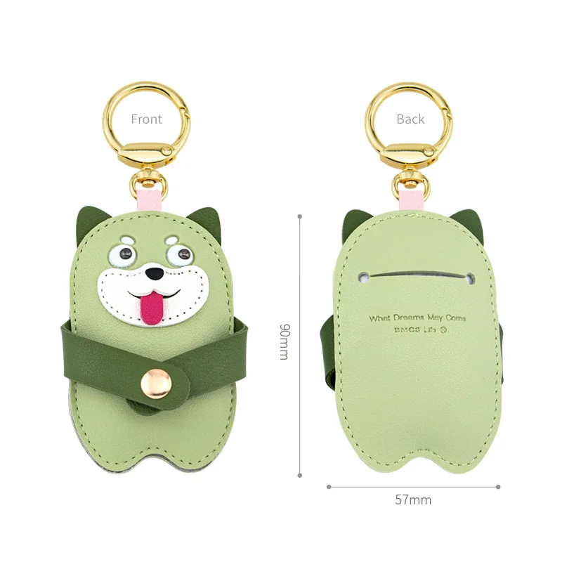 

Creative Pet Pendant Keychain PU Pig Cat Cute Cartoon Girl Boy Trinket Women Bag Car Key Charm Accessories Keyring Hot Sale Gift