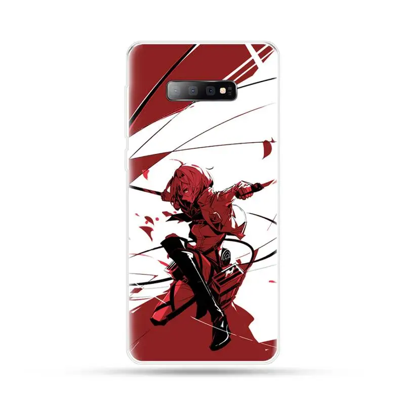 

Anime Japanese attack on Titan Phone Case For Samsung Galaxy S5 S6 S7 S8 S9 S10 S10e S20 edge plus lite cover funda coque