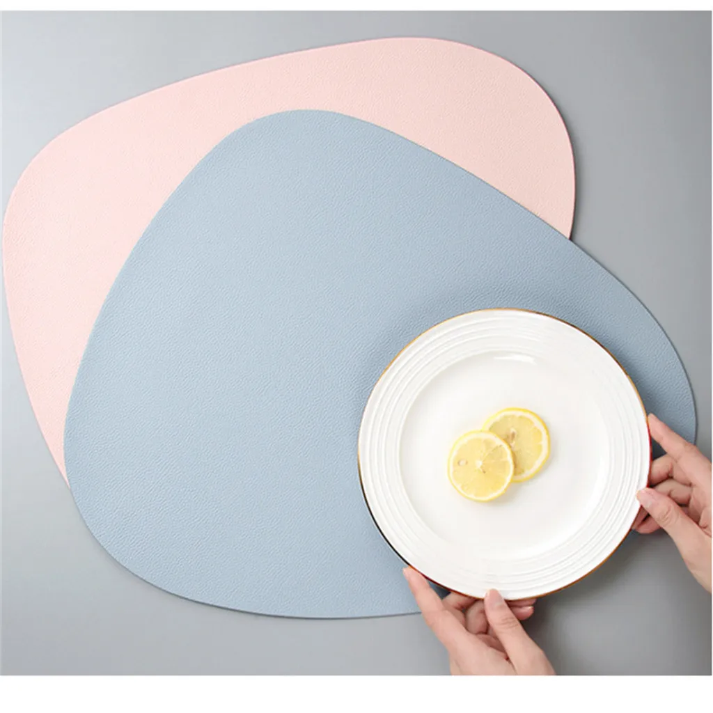 Simple Style Dining Napkin Pads Round Heat-Resistant Placemat Table Mats Non-Slip Coaster Cushion Kitchen Party decor#0603g30 | Дом и сад