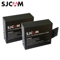 2pcs sj4000 battery rechargeable 3 7v li ion batteries for sjcam m10 sj5000 series sport camera fit eken 4k h8 h9 explorer