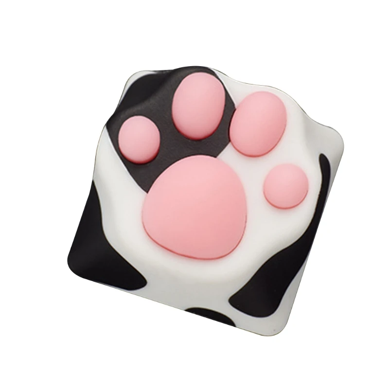 

2021 New ABS Silicone Cat Paws Pad Mechanical Keyboard KeyCaps for cherry MX Switches