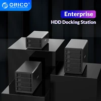 orico enterprise multi bay 3 5 aluminum hdd docking station 16tb single sata to usb3 0 150w internal power hdd enclosure raid