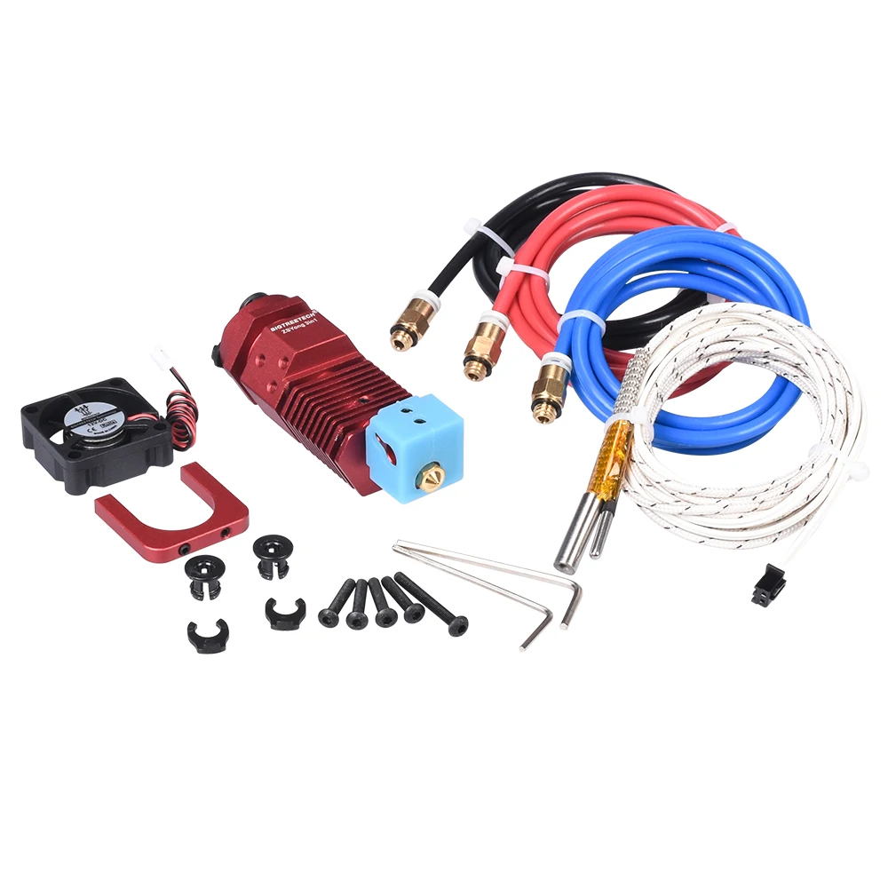 Экструдер BIGTREETECH 3 в 1 комплект с трехцветным переключением Hotend kit 12/24