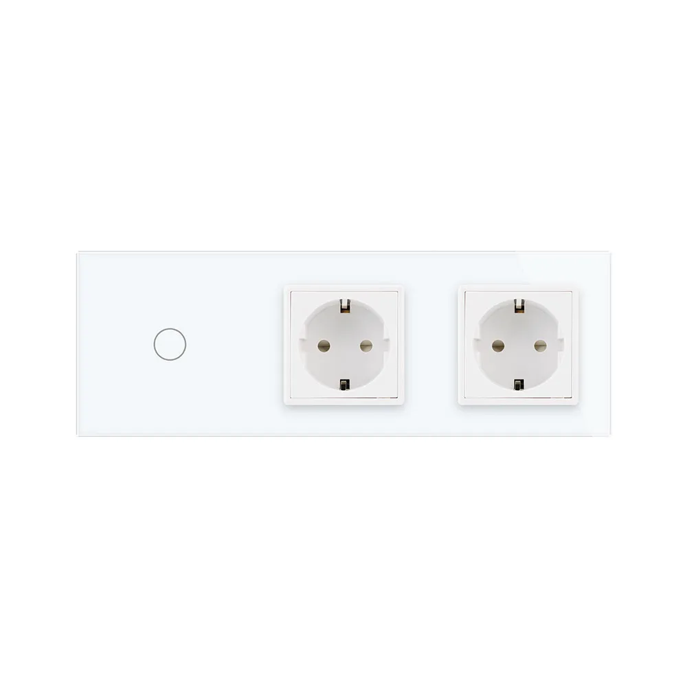 Livolo/Стандартный Новый Мощность разъем AC 220 ~ 250V с украшением в виде кристаллов