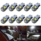 10X Led W5W T10 светодиодный светильник лампы 5050 SMD Авто Клин габаритный фонарь для TOYOTA Camry CHR Auris Hilux Prius Celica Ipsum Verso 2019