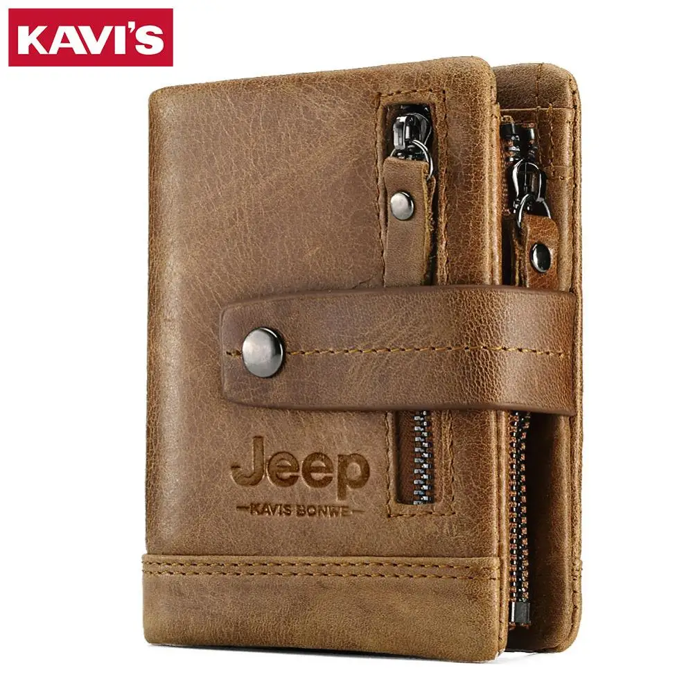 

Кошелек мужской из натуральной кожи, портмоне из кожи Крейзи Хорс, короткий бумажник для мелочи, мини-клатч с Rfid, 100%