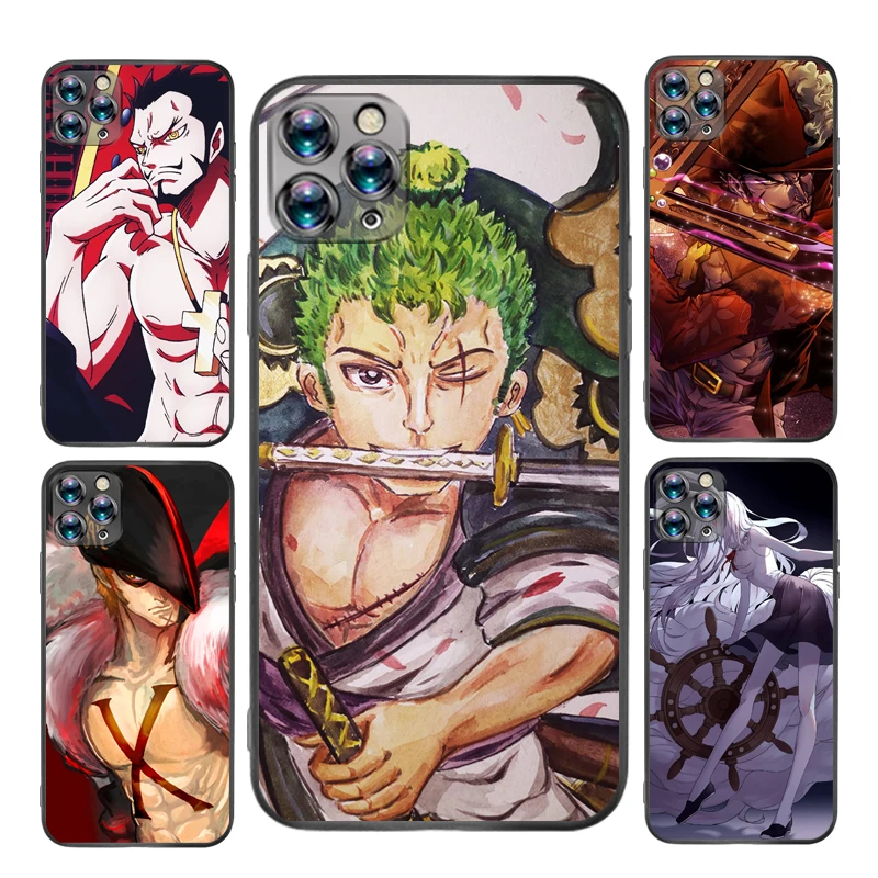 

One Pieces-A Monkey D Luffy Phone Case For iPhone X XS XR MAX Luxury Brand Cellphone Mobilephone Anime Full Protection