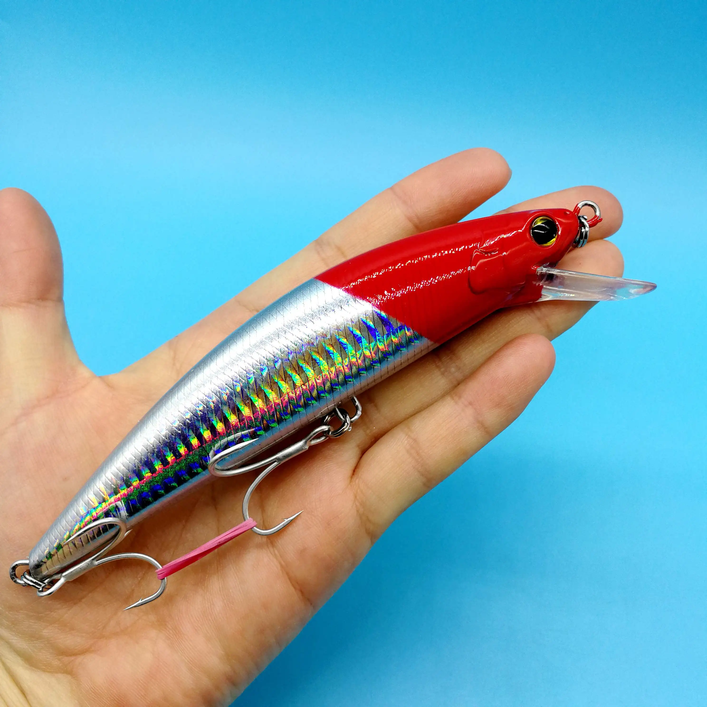 HOOFISH 2 шт./лот 60 г/80 гр. погружная блесна рыболовные приманки 140 мм/150 мм 3D глаза бас