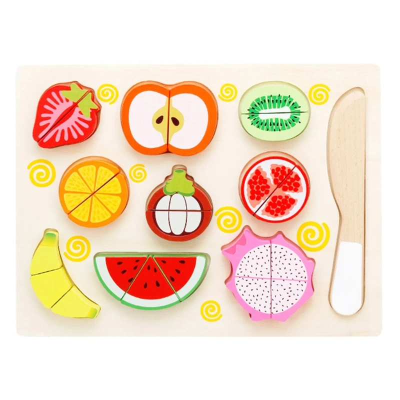 

Cutting Toy Simulation Kitchen Toy Model Vegetable Fruit Food Magnetic Blocks Interactive Educational Match Cooking Toy