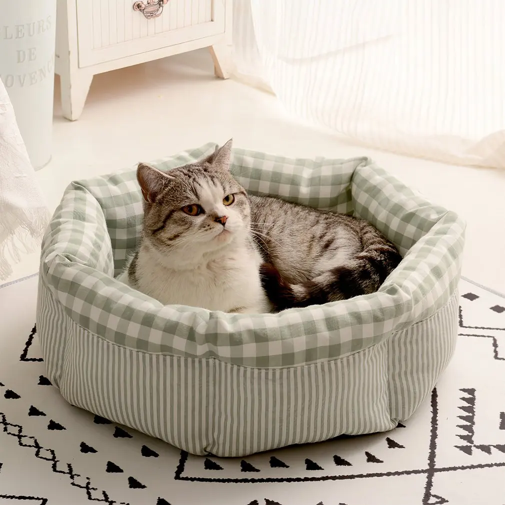 

Pet bed for Cats Dogs Soft Nest Kennel Bed Cave House Sleeping Bag Mat Pad Tent Pets Winter Warm Cozy Beds