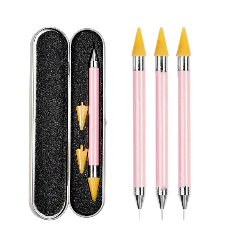 Двусторонняя ручка для маникюра инструменты творчества алмазная