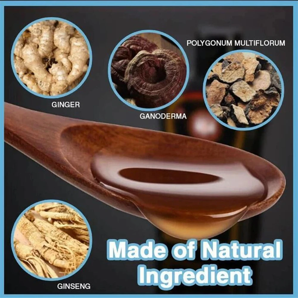 1 шт. черный кунжут имбирный шампунь для волос рост плотный отрастания Сыворотки