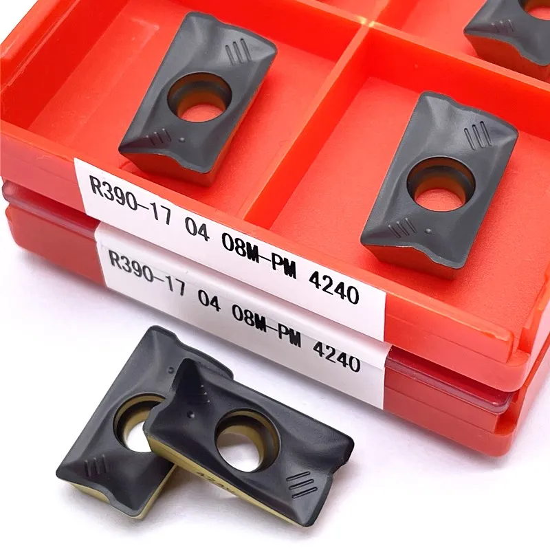 10 шт. высокое качество R390 170408-PM 4240 твердосплавный инструмент закаленный