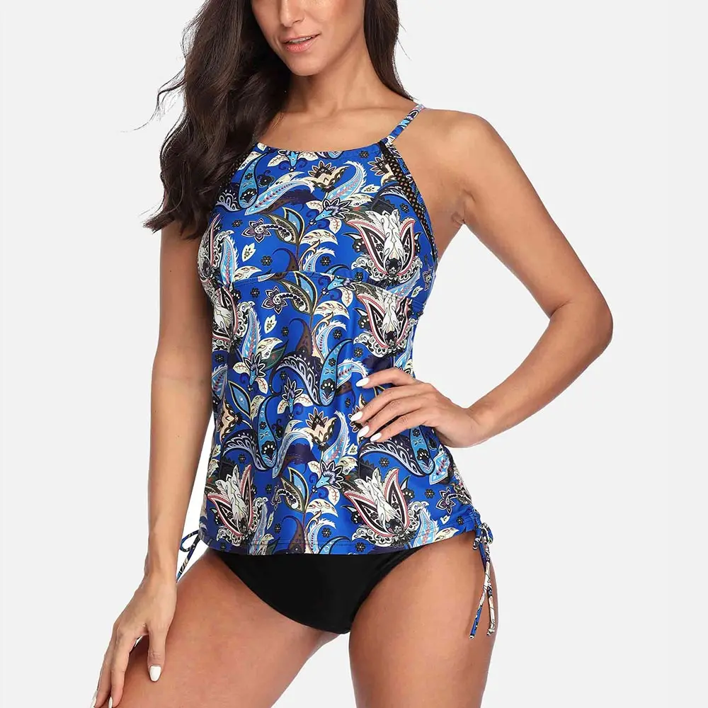 Привлекательный купальник-танкини женский купальник винтажное бикини с