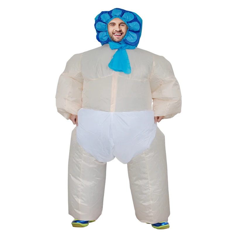 

Baby Cosplay Inflatable Costume Adult for Women Men Funny Cute Cosplay Blow Up Costumes Halloween Night Party Suit