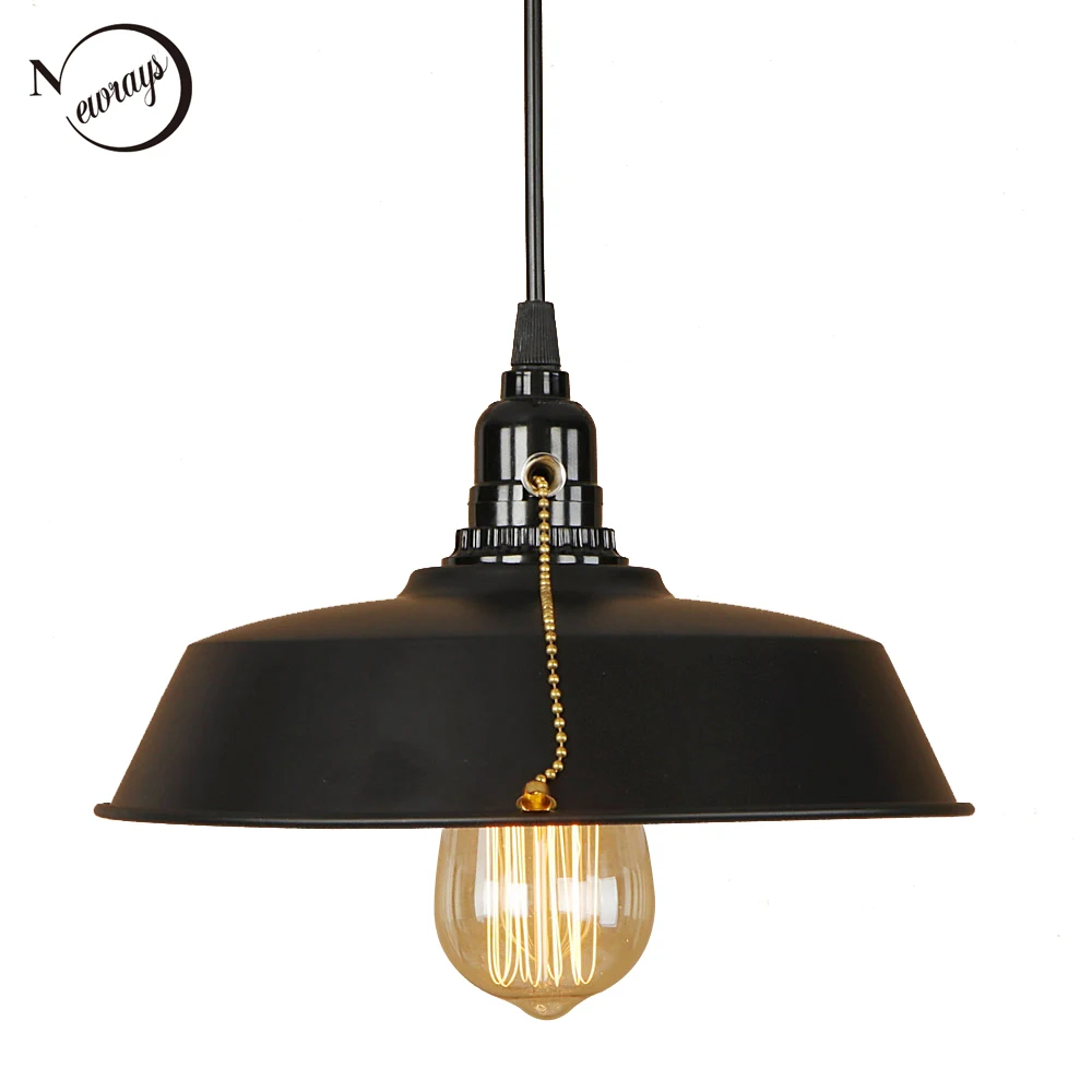 Ретро Лофт железный подвесной светильник светодиодный E27 промышленная Новинка