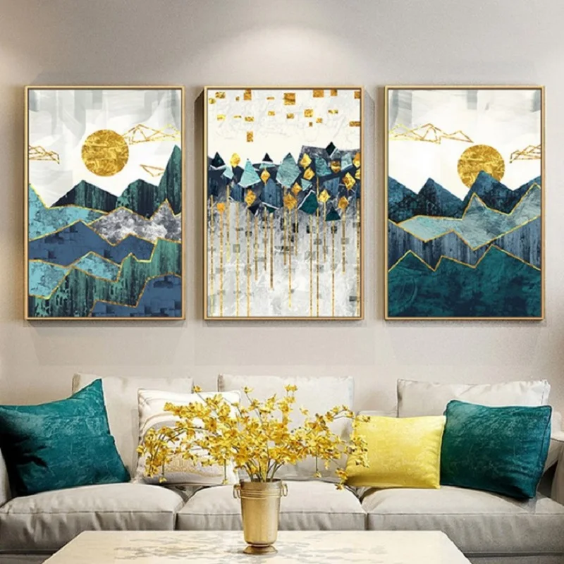 

1 Pc Abstract Wall Painting PVC Canvas Frameless Painting Wall Art Decoration Living Room Bedroom Home Decor Restuarant Picture
