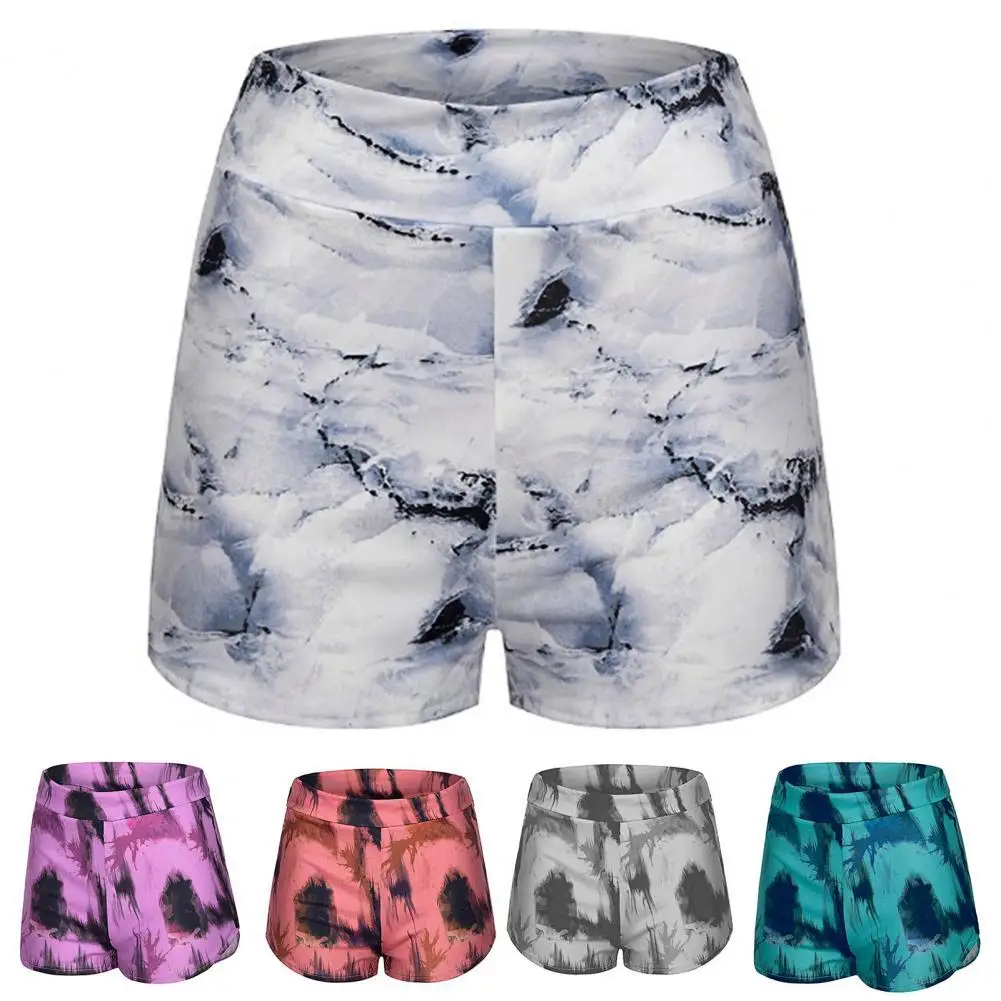 

Women Push Up Tie Dye Print Yoga Shorts Women Basic Slip Bike Shorts Compression Workout Leggings Yoga Shorts Biker Shorts