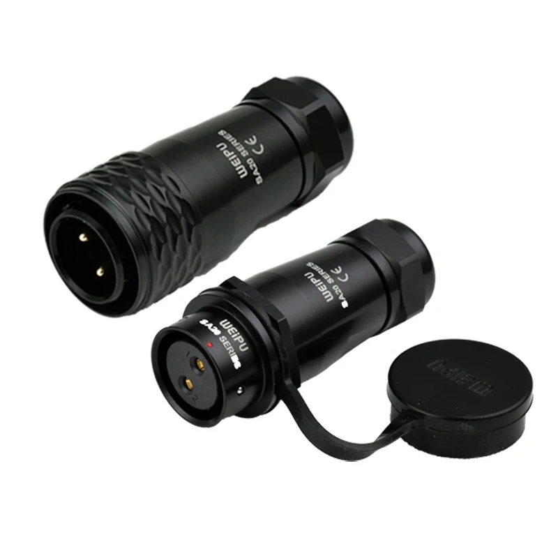 

WEIPU SA2010+SA201 Waterproof Push-pull Coupling Quick Connect M20 Straight Electrical Connector 2 3 4 5 6 7 9 12 Pin 25A 10A 5A