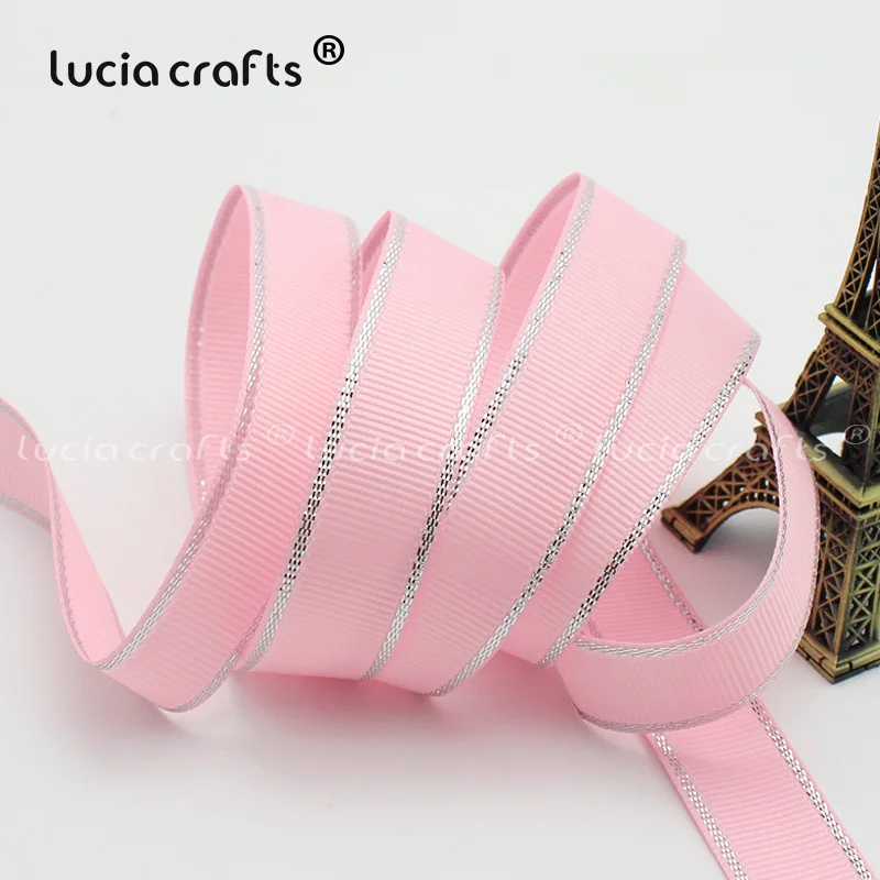 Lucia crafts 6/10/15/25 мм твердая цветная корсажная лента поделки своими руками шитьё вручную Материал вечерние Свадебные украшения T0401