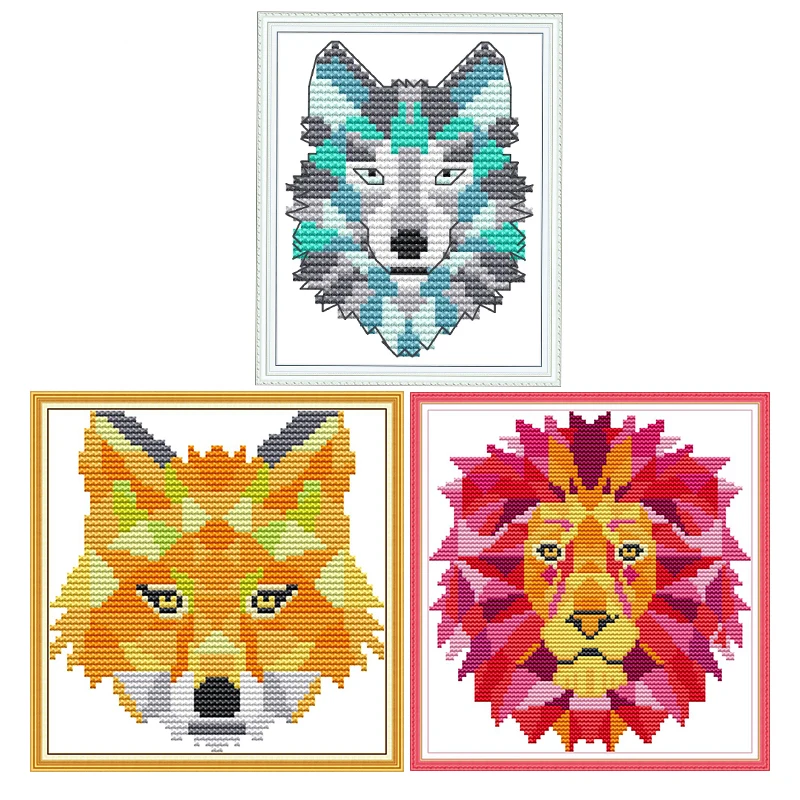 Набор для вышивки крестиком сделай сам DMC 11CT с мультяшным рисунком домашнего