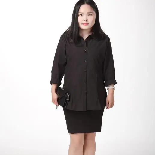 Женская офисная блузка с длинным рукавом осенне зимняя белая модель M699 2019|Блузки|