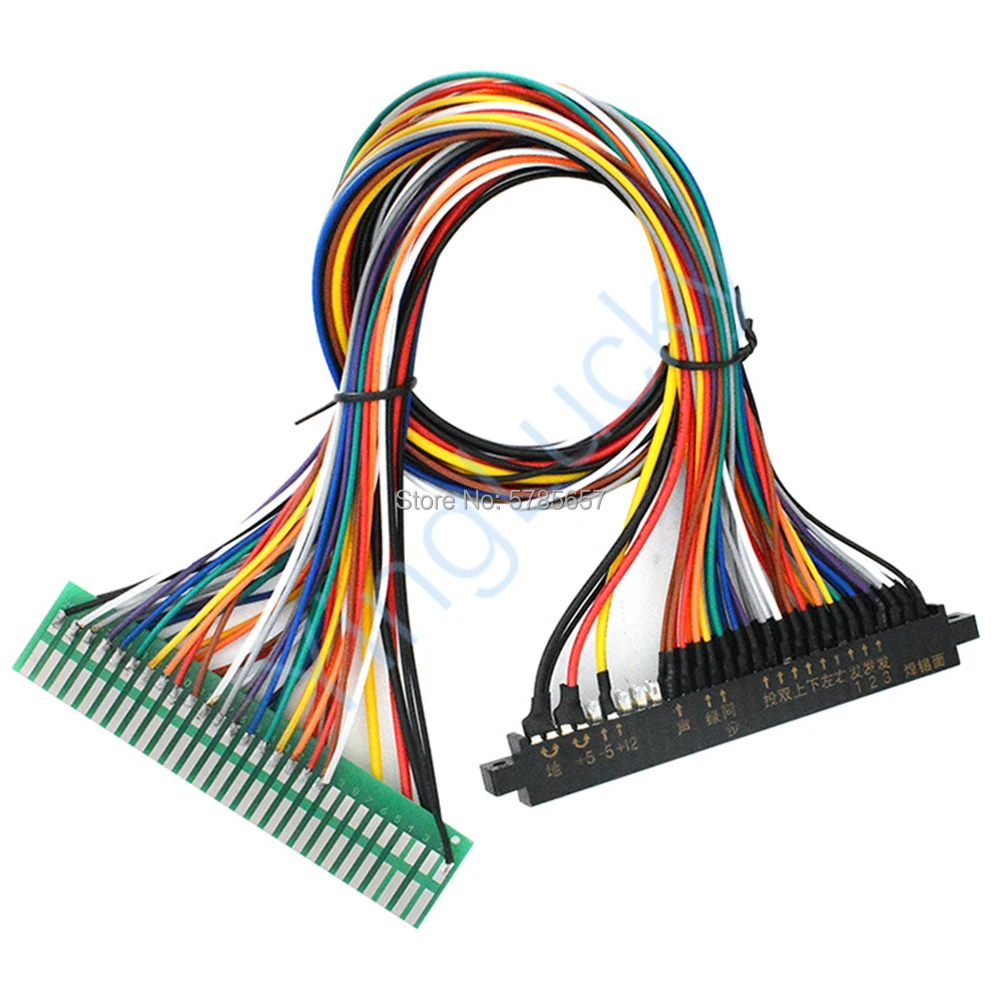 Аркадная игра машина 28pin JAMMA Удлинительный кабель 50 мм Jamma разъемы золочение
