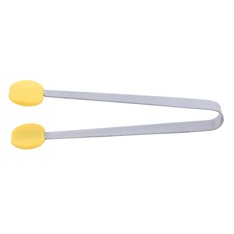 Силиконовые кухонные щипцы для сервировки салата и барбекю ручка из нержавеющей