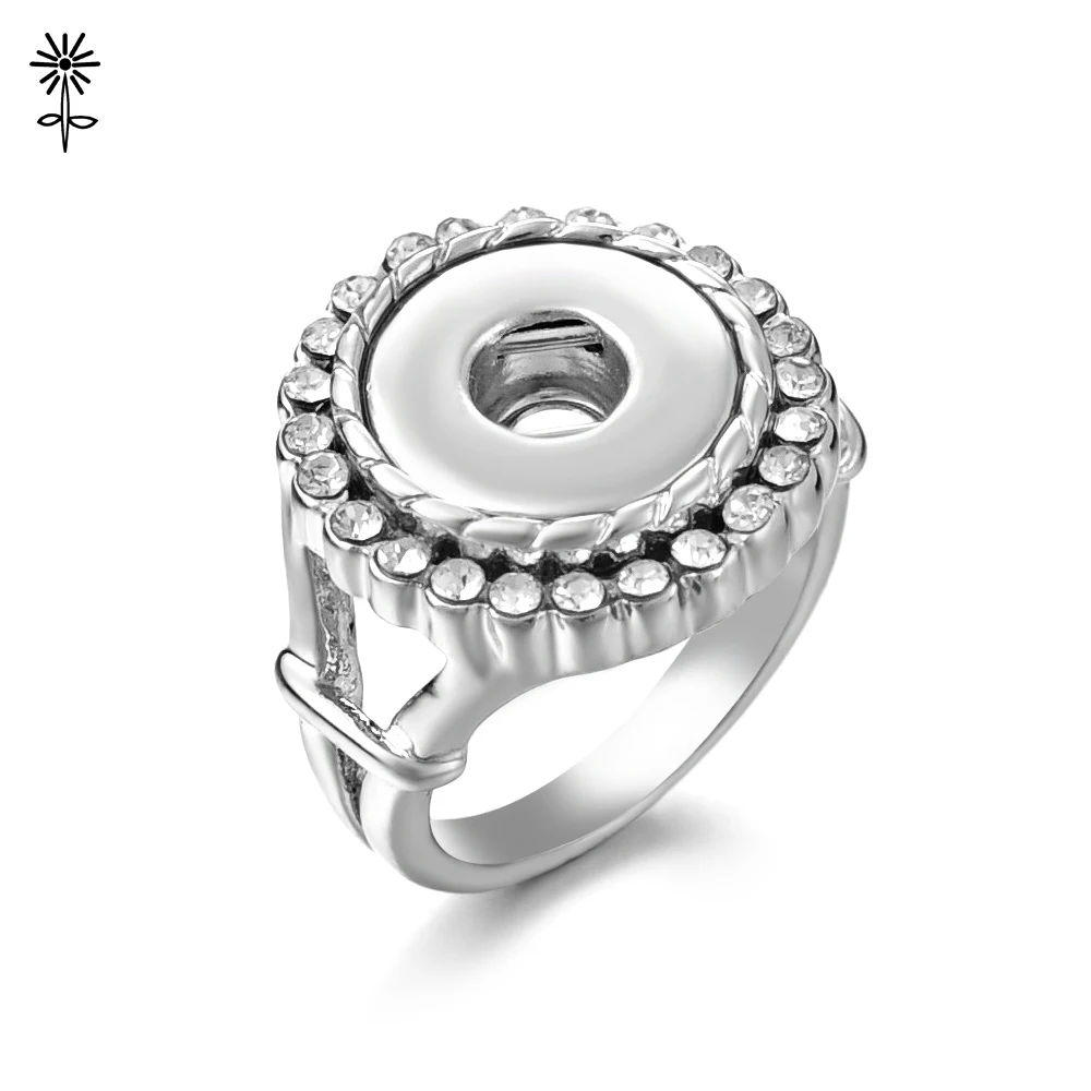 Металлическая застежка кнопка кольцо со сменным Поппером сделай сам ювелирные