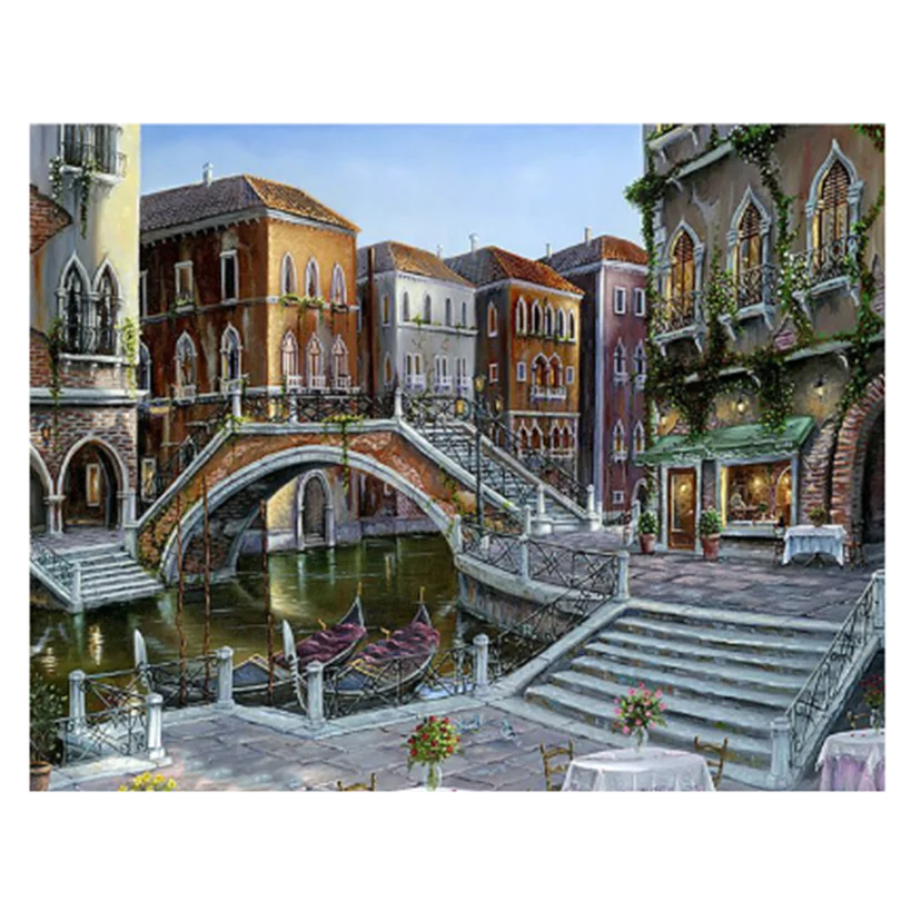 Европейская искусственная Алмазная 5D Вышивка своими руками полная картина