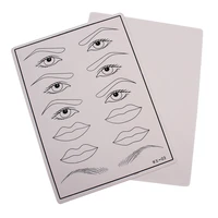 1pc top quality permanent makeup eyebrow lips tattoo practice skin training skin set for beginners tattoo accesories