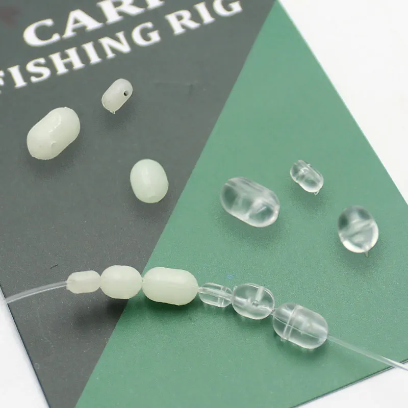 100 шт. аксессуаров для карповой рыбалки - перекрестные бусины для волосных оснасток, фидерных бусин, чод-зиг оснасток, лесок для рыбалки, снасти для рыбной ловли.