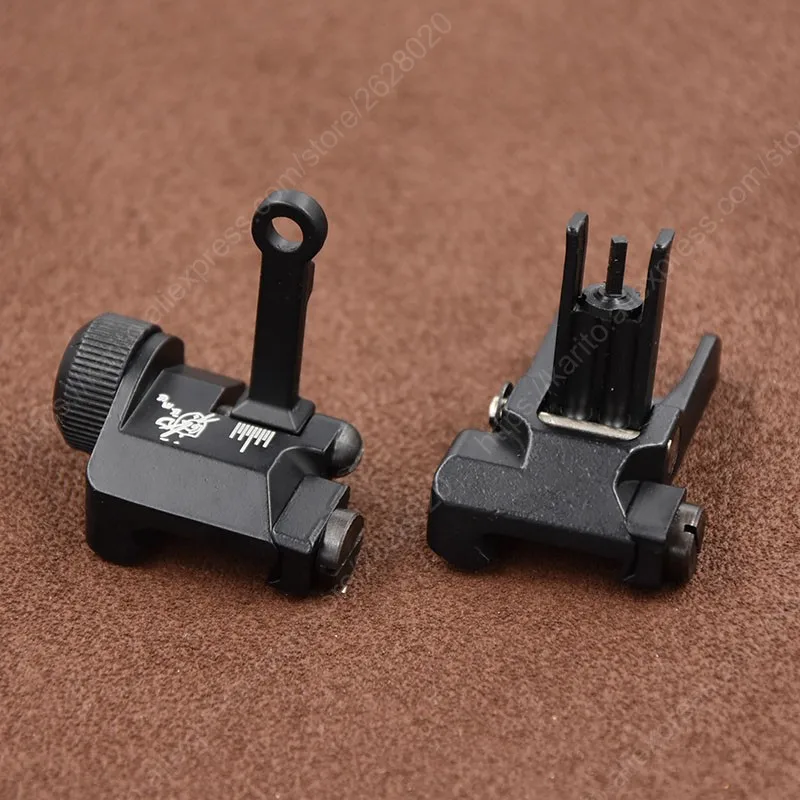 Тактический Стиль складной передний и задний прицел для 1913 основания крепления