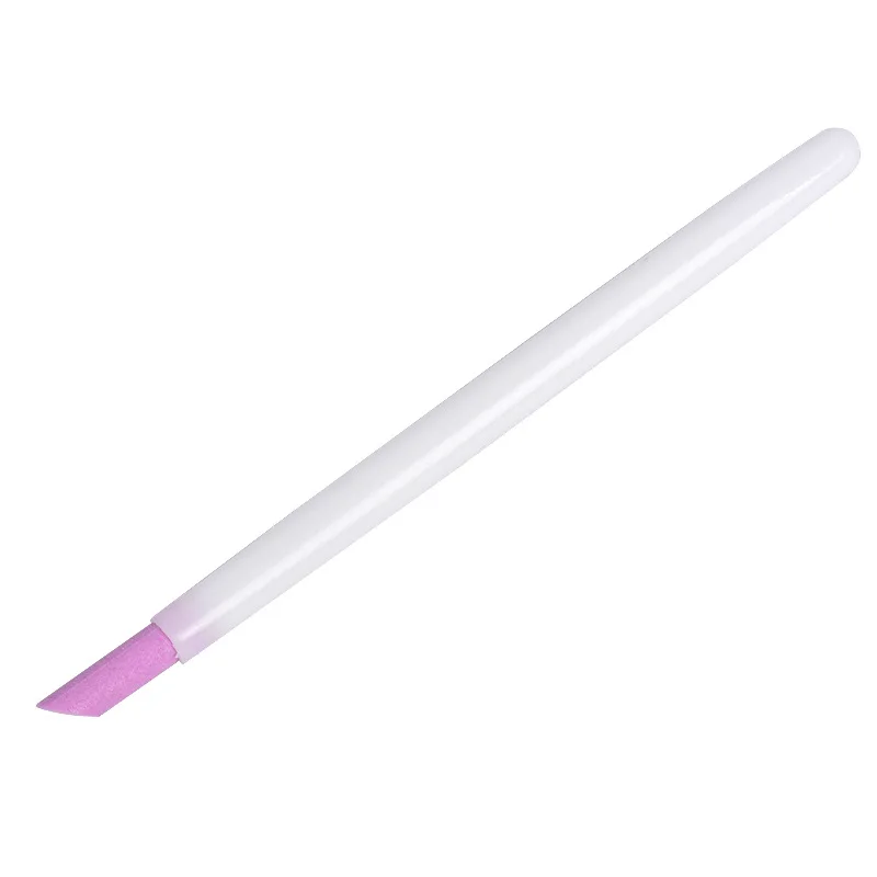 Ceramic Quartz Pen Nail Horny Fader Gel Dead Skin Push Off File Tool Face Care Polishing Scrub Strip | Красота и здоровье