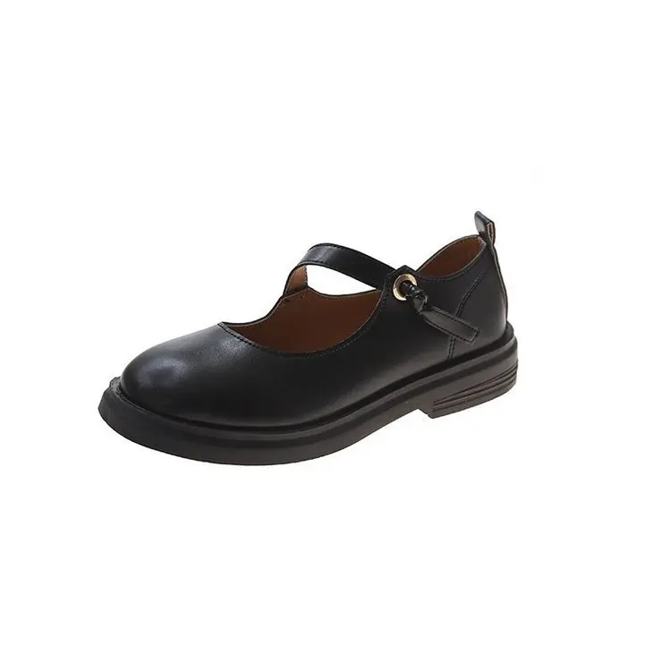 

Women's Shoes Casual Shoes Spring Woman-shoes Summer Sneakers Roses 2021 Shallow Leisure Flat PU Solid Buckle Strap Mary Janes R