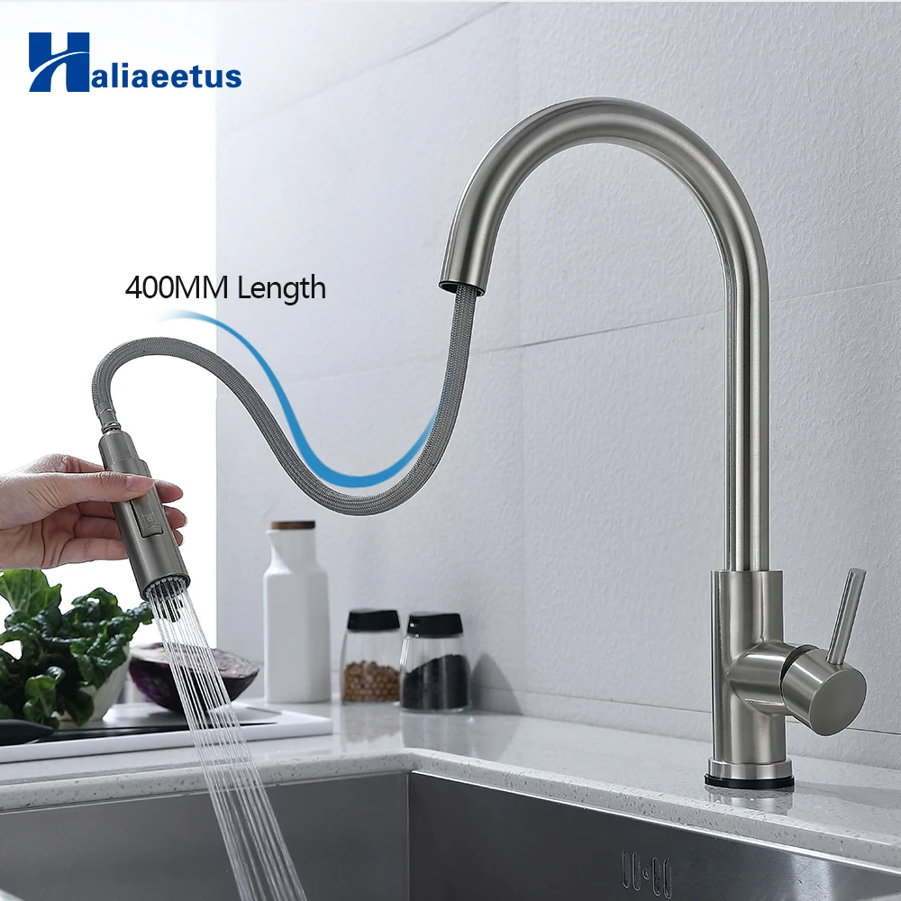 Умный сенсорный кран для кухни горячей и холодной раковины датчик кухонного