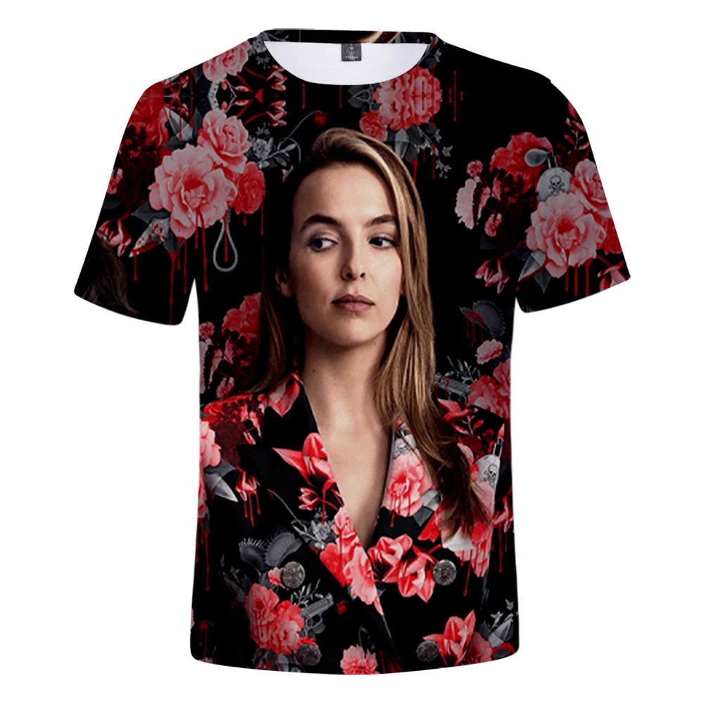 

Classic Luxury New Killing Eve T-shirts Summer Short Sleeve O-Neck T Shirts 3D Print Boys/Girls Youthful Funny Leisure Tees Tops