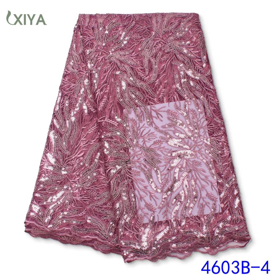 Sequin Tulle Lace Fabric African Sequence High Quality Nigerian French Mesh Net for Sew APW4603B | Дом и сад