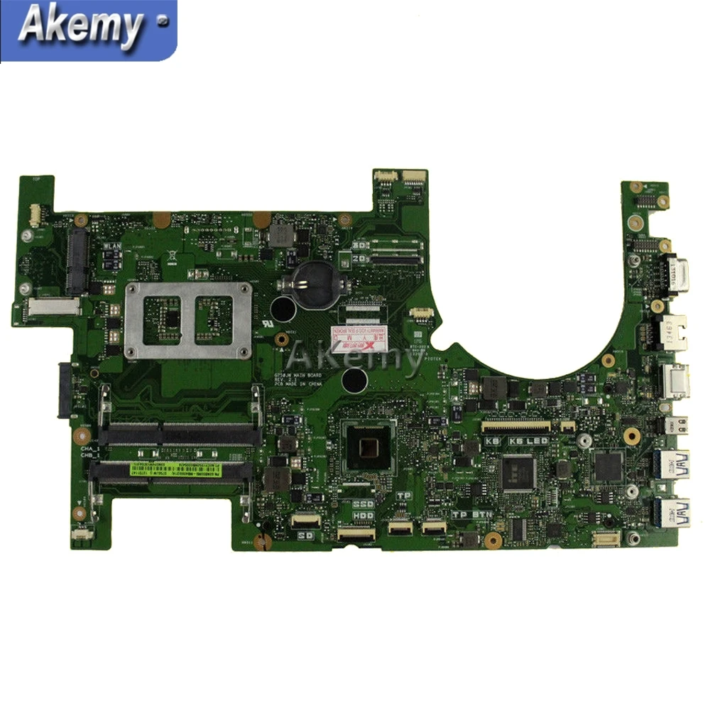 2D материнская плата для ноутбука For Asus G2D G750JM G750JW G750JZ G750JZA G750JH G750JS G750JX G750J |