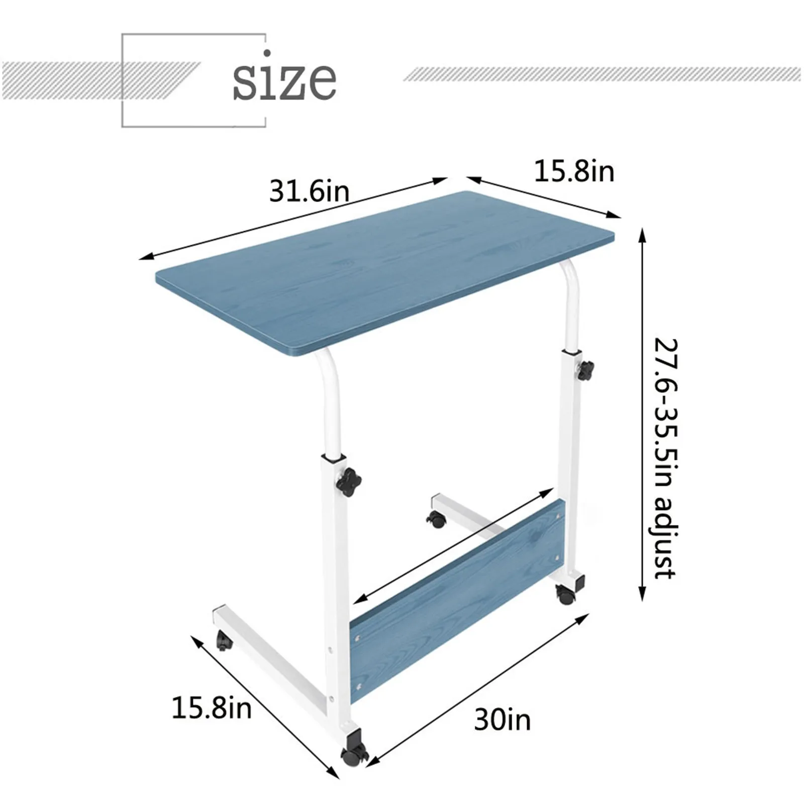 

Adjustable Computer Table Bedside Table Notebook Computer Desk Can Be Raised And Lowered Mobile Computer Desk Rolling Desk