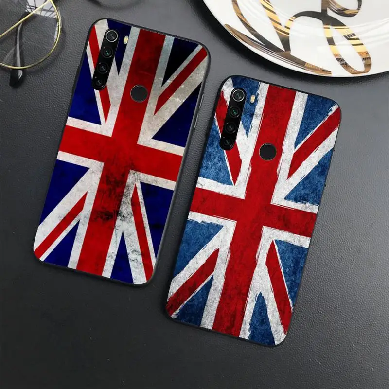 

England National flag Phone Case For Xiaomi Redmi note 7 8 9 11 t s 10 A pro lite funda shell coque cover