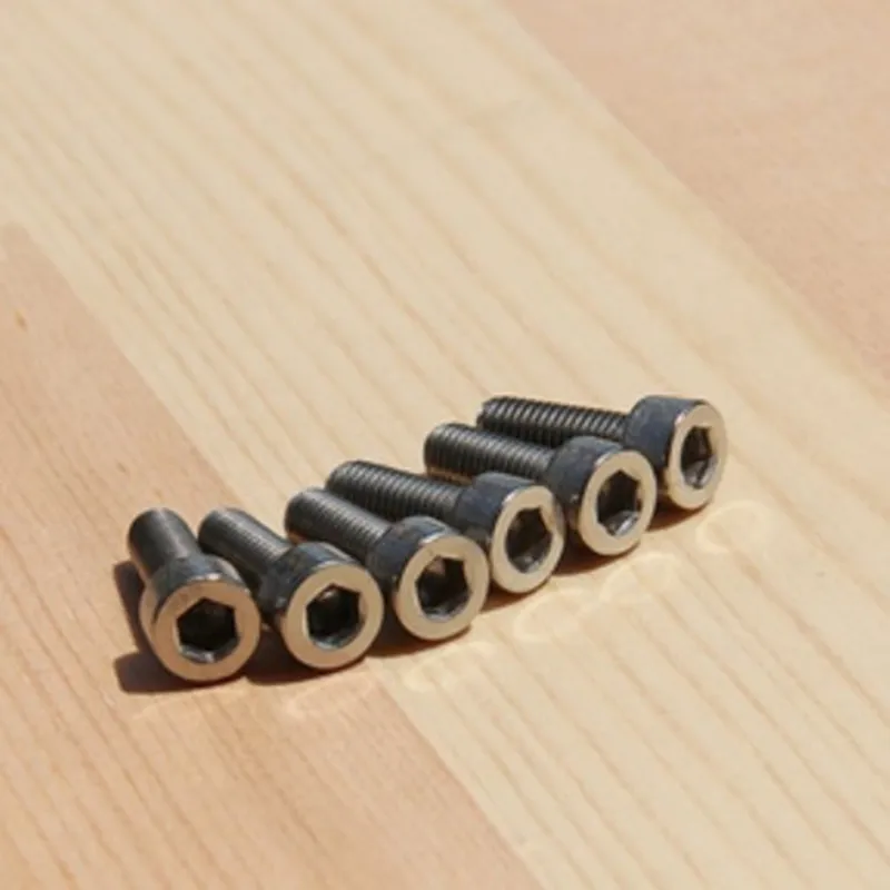 10pcs Titanium Bolt Column Head Hexagon Socket Screw GR2 M4 M5 M6 M8 x 6 8 10 12 14 15 16 18 20 25 30 35 40 45 50 60 70 80mm |