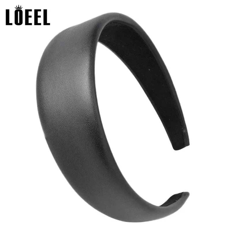 Новинка аксессуары для волос женщин модные однотонные обручи из искусственной