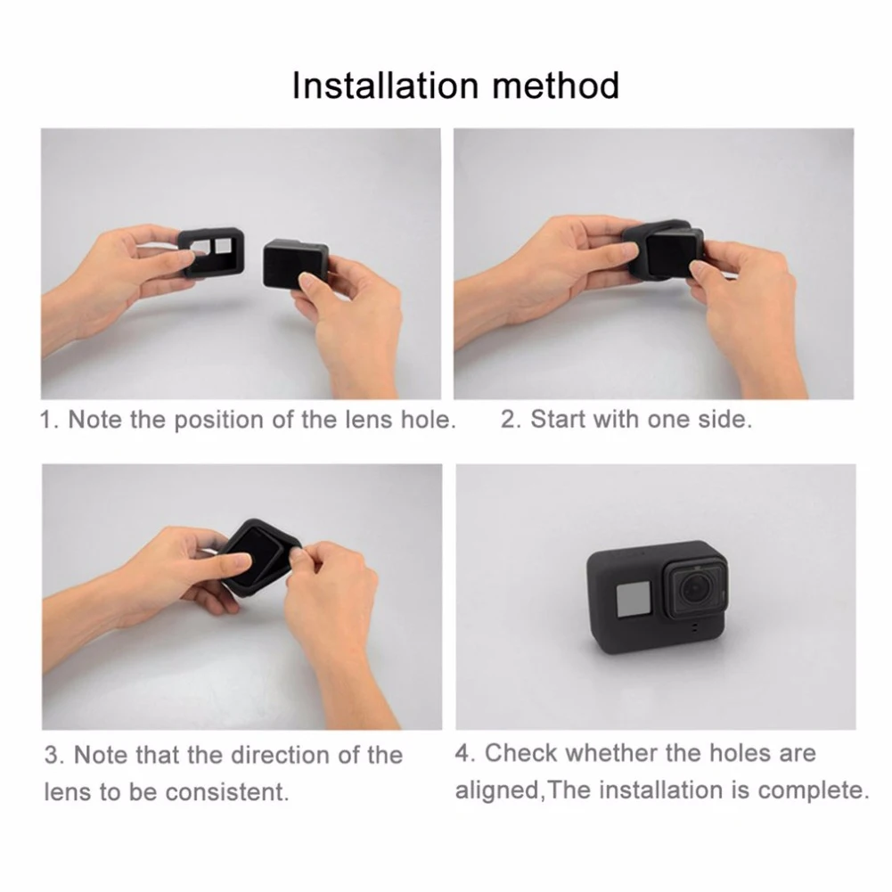 Мягкий силиконовый защитный чехол для камеры Gopro7 Спортивная камера с крышкой