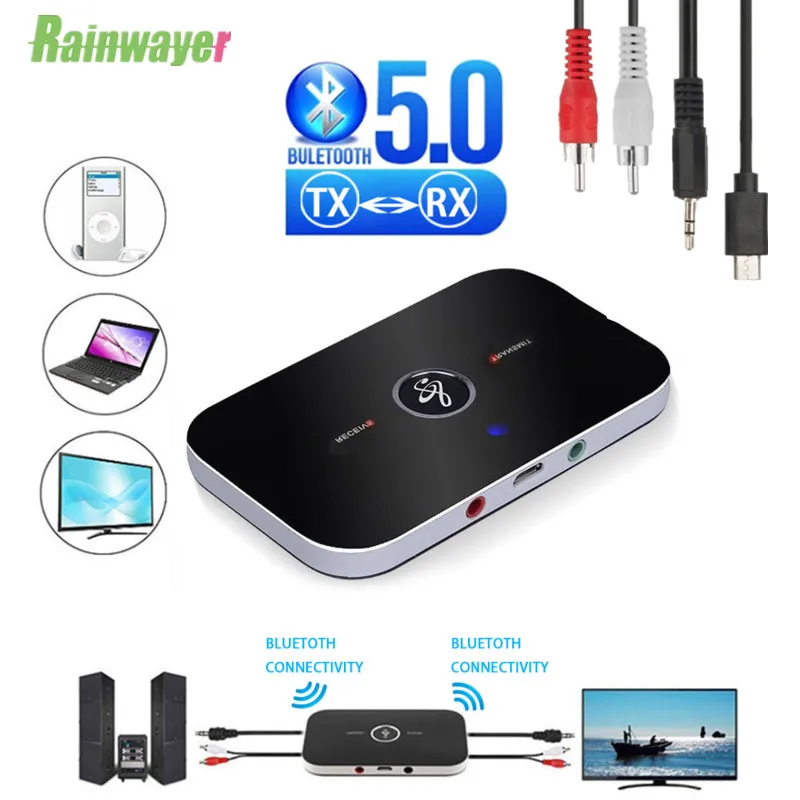 

Беспроводной аудиоадаптер Rainwayer B6, Bluetooth-совместимый 5,0, 3,5 мм, 3,5 AUX