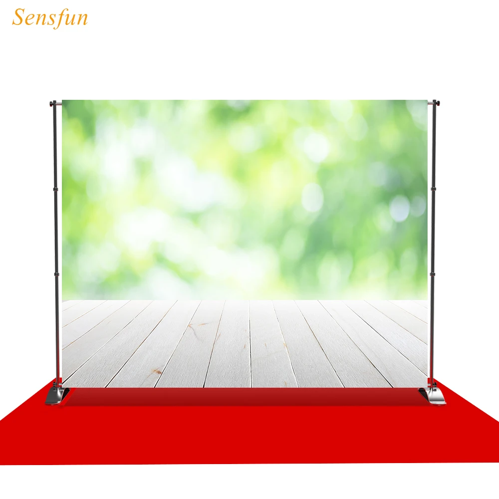 LEVOO фон для фотосъемки деревянный стол боке городской парк весенний фотографический фон для фотостудии Фотофон