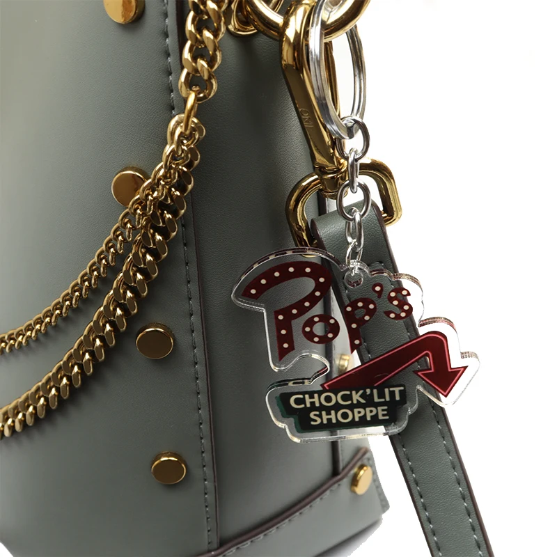 Модный акриловый брелок загадки ривердейла двусторонний аксессуар в стиле